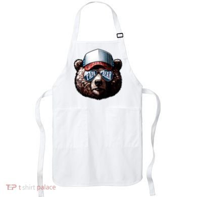 Papa Bear Face Fathers Day Daddy Bear Apron