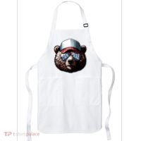 Papa Bear Face Fathers Day Daddy Bear Apron thumb 0