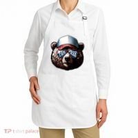 Papa Bear Face Fathers Day Daddy Bear Apron thumb 2