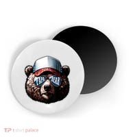 Papa Bear Face Fathers Day Daddy Bear Magnet thumb 0