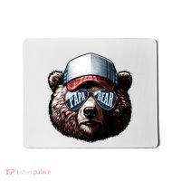 Papa Bear Face Fathers Day Daddy Bear Mousepad thumb 0