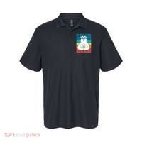 Polar Bear Funny Beer Lover Retro Sunset Polo thumb 0
