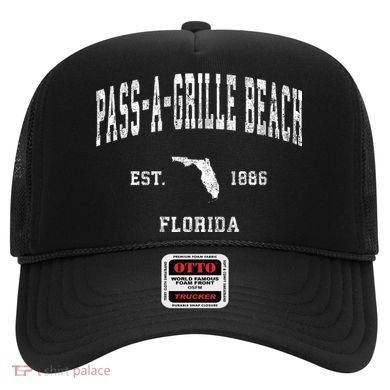 Passagrille Beach Florida Fl Vintage Athletic Hat