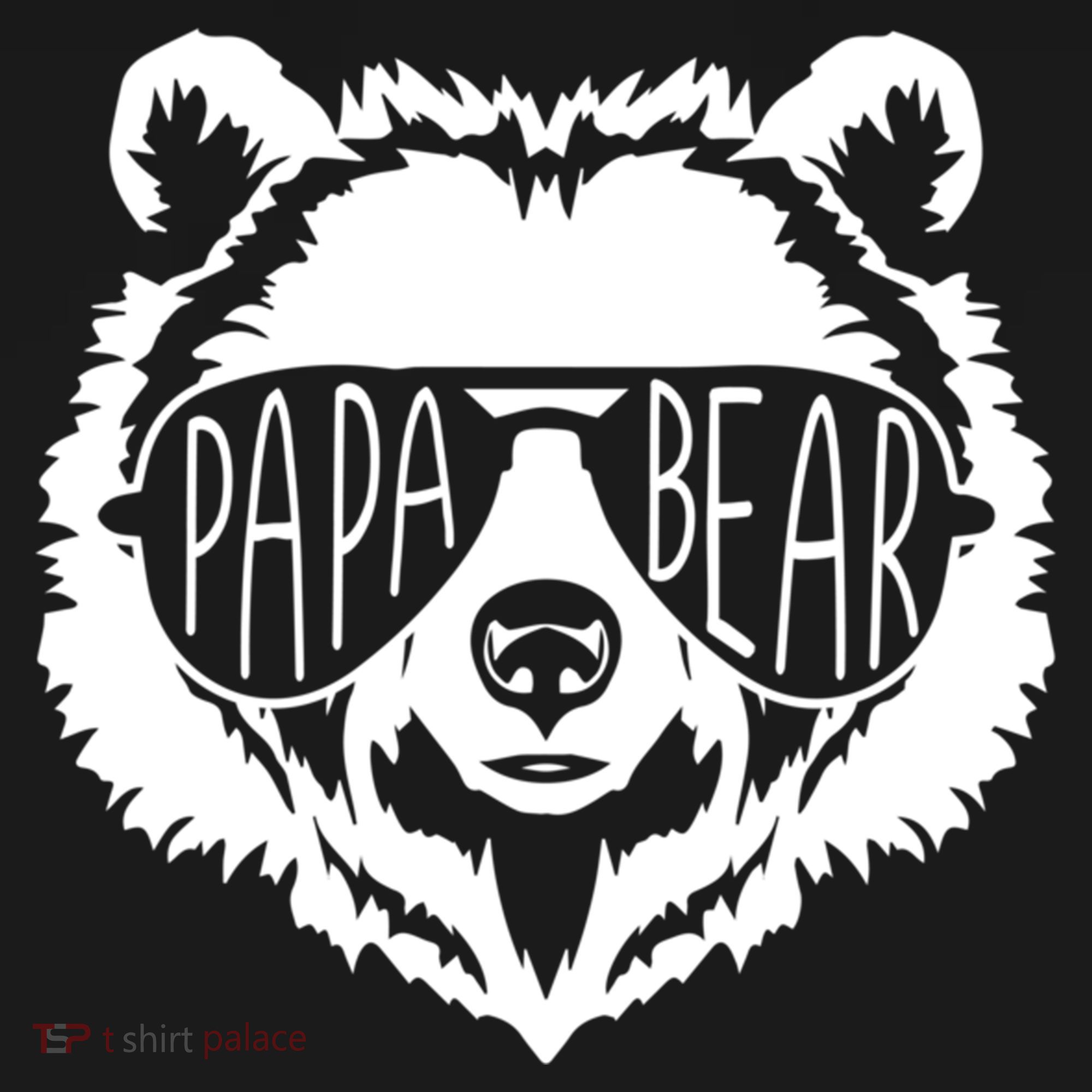 Papa Bear Face With Sunglasses Gift Backpack