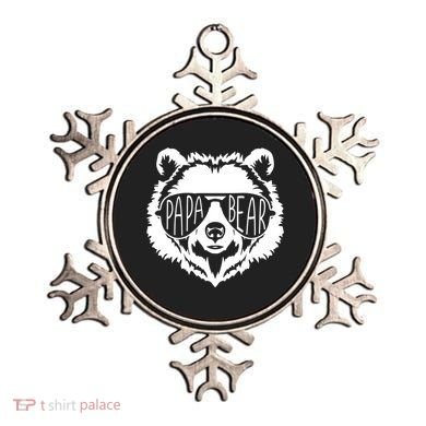 Papa Bear Face With Sunglasses Gift Ornament