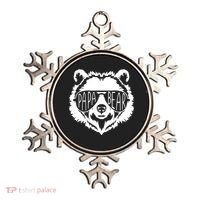 Papa Bear Face With Sunglasses Gift Ornament thumb 0