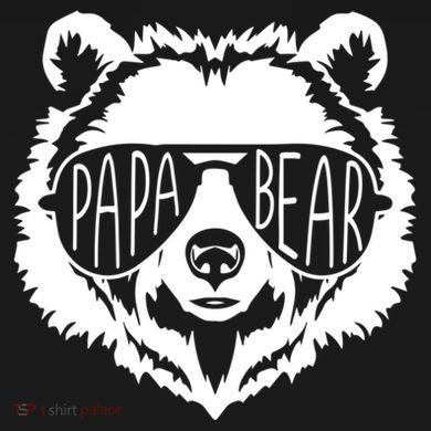 Papa Bear Face With Sunglasses Gift PosiCharge Competitor Tank
