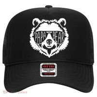 Papa Bear Face With Sunglasses Gift Hat thumb 0