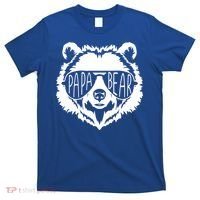 Papa Bear Face With Sunglasses Gift T-Shirt thumb 0