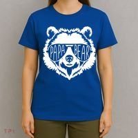 Papa Bear Face With Sunglasses Gift T-Shirt thumb 4