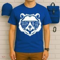 Papa Bear Face With Sunglasses Gift T-Shirt thumb 6