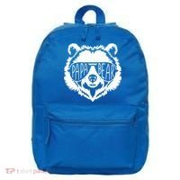 Papa Bear Face With Sunglasses Gift 16 in Basic Backpack thumb 0