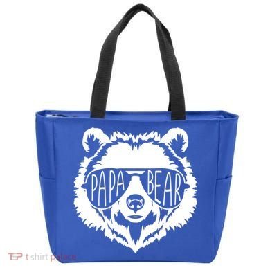 Papa Bear Face With Sunglasses Gift Bag
