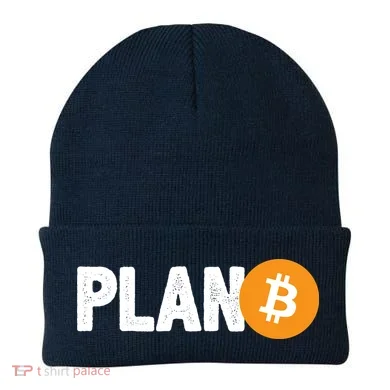 Plan B Funny Bitcoin Beanie