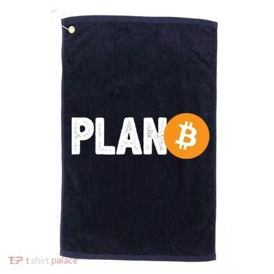 Plan B Funny Bitcoin Golf Towel