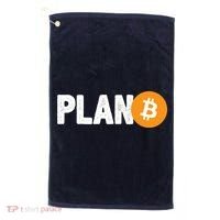 Plan B Funny Bitcoin Golf Towel thumb 0