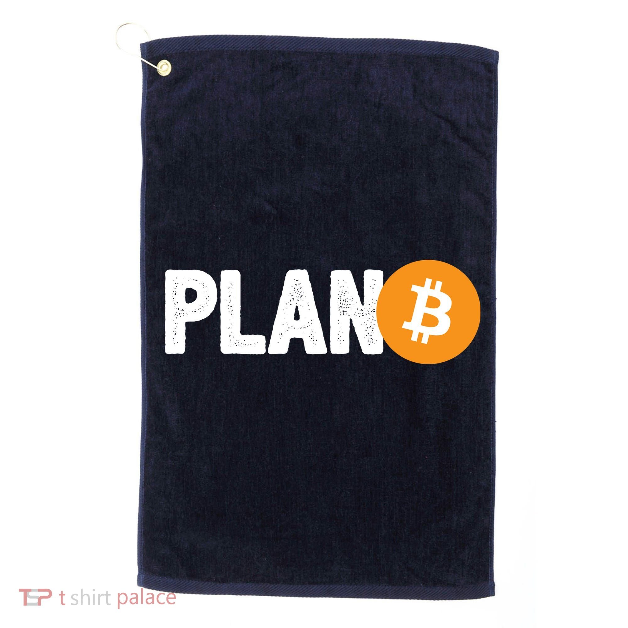 Plan B Funny Bitcoin Golf Towel