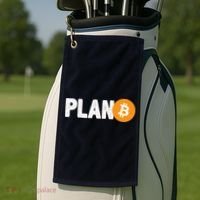 Plan B Funny Bitcoin Golf Towel thumb 2