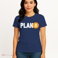 Plan B Funny Bitcoin Women's T-Shirt thumb 4