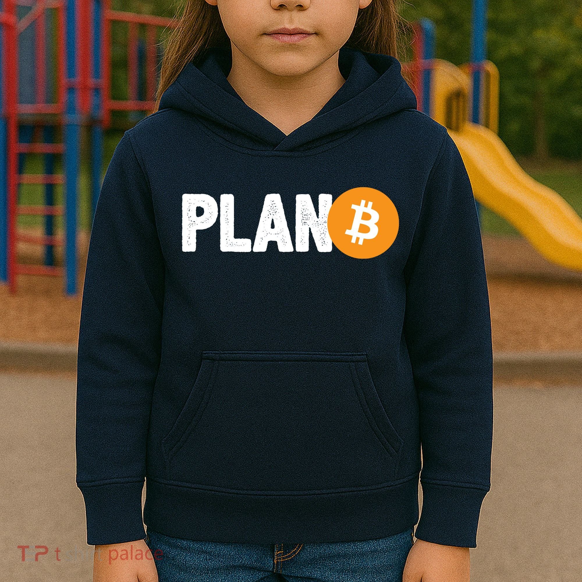 Plan B Funny Bitcoin Kids Hoodie