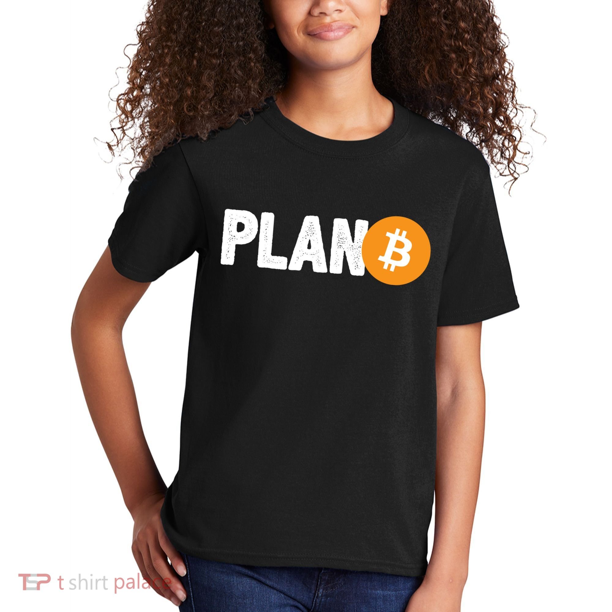 Plan B Funny Bitcoin Kids T-Shirt