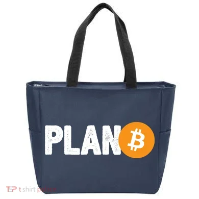 Plan B Funny Bitcoin Tote Bag