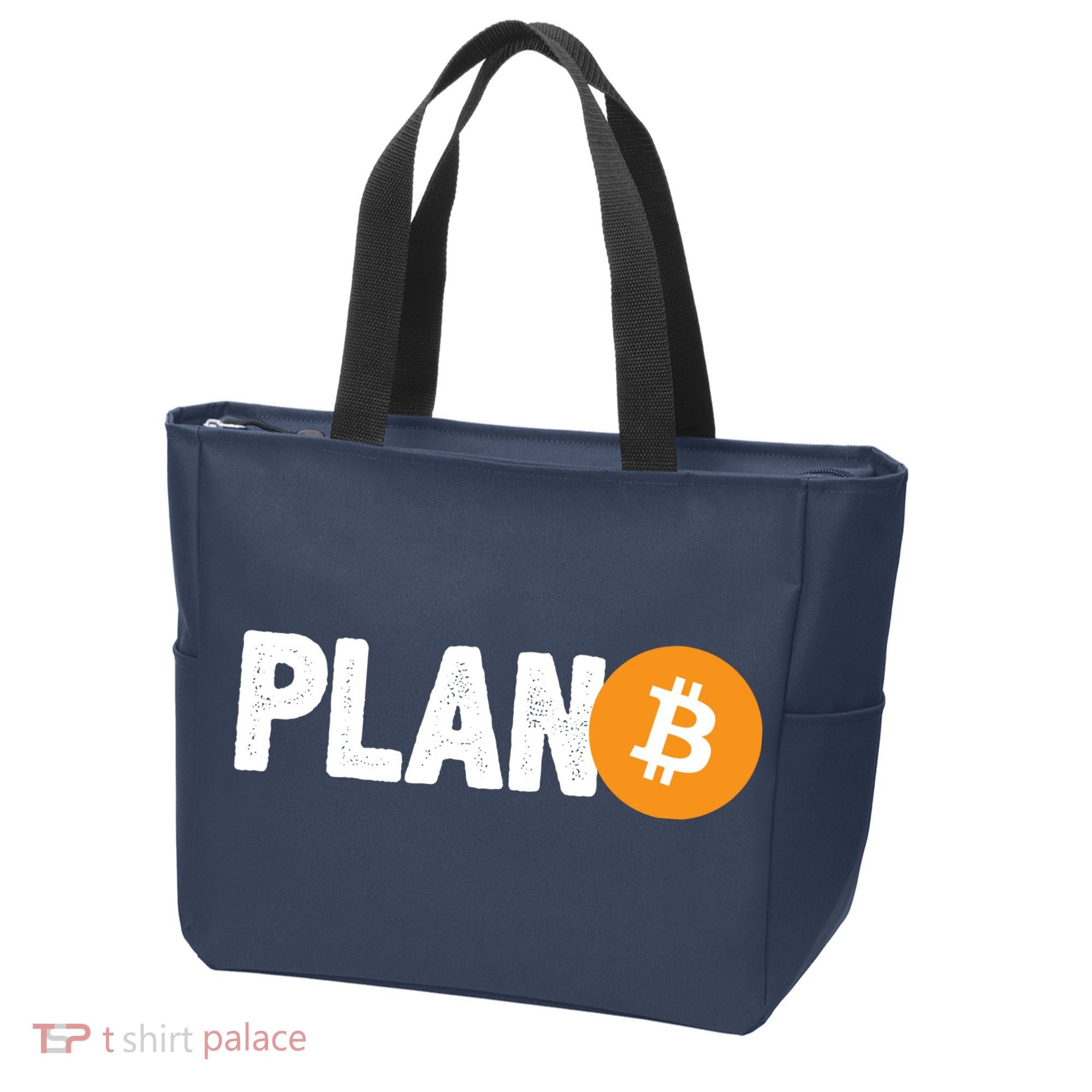 Plan B Funny Bitcoin Tote Bag