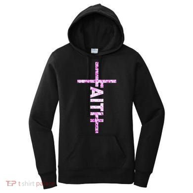 Powered By FAITH Saved By JESUS - Christian Women's Hoodie
