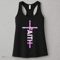 Powered By FAITH Saved By JESUS - Christian Women's Tank Top thumb 3
