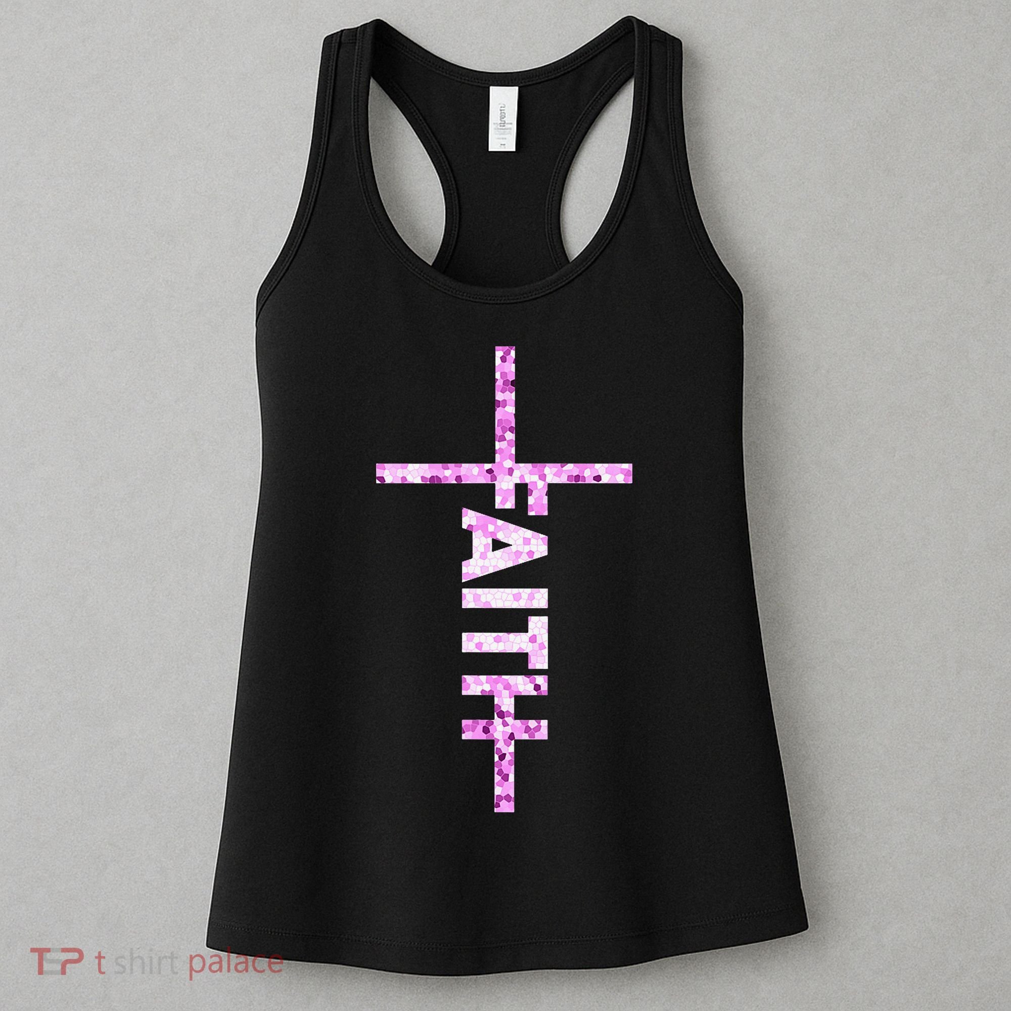 Powered By FAITH Saved By JESUS - Christian Women's Tank Top