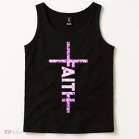 Powered By FAITH Saved By JESUS - Christian Tank Top thumb 2