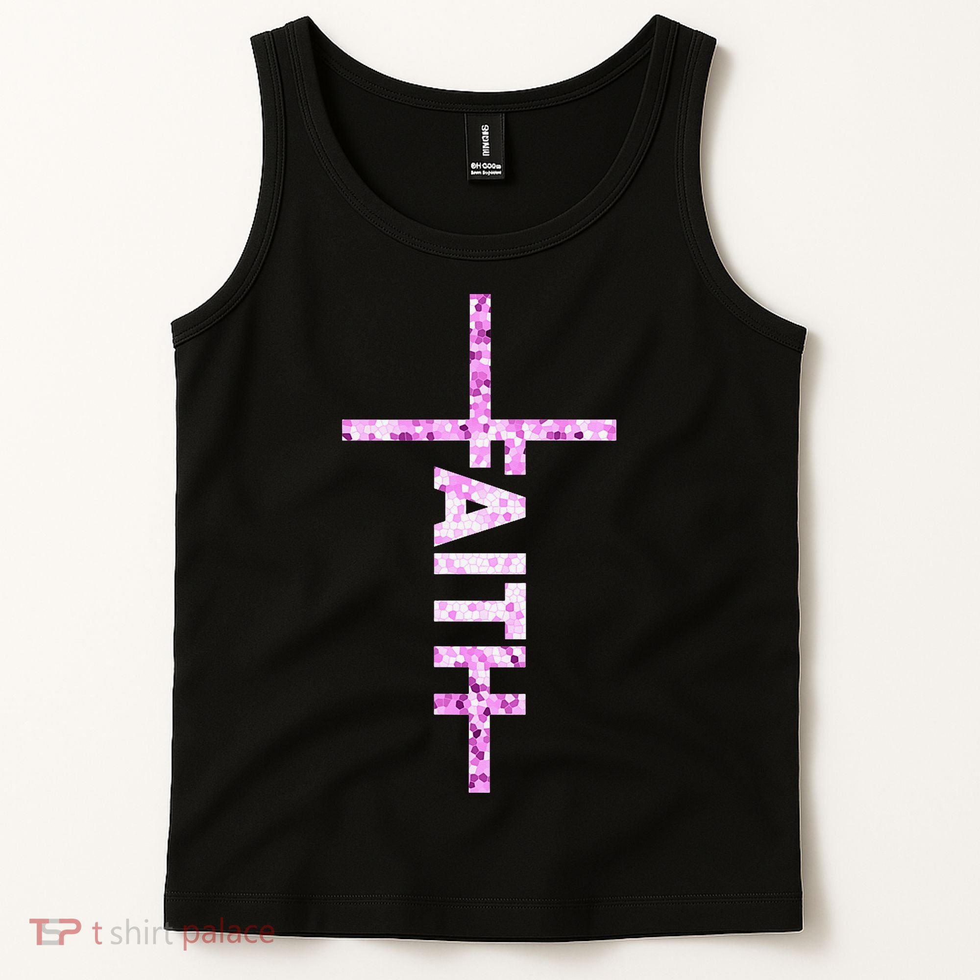 Powered By FAITH Saved By JESUS - Christian Tank Top