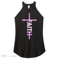 Powered By FAITH Saved By JESUS - Christian Women's Perfect Tri Rocker Tank thumb 0
