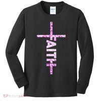 Powered By FAITH Saved By JESUS - Christian Kids Long Sleeve Shirt thumb 0