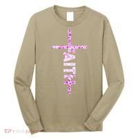 Powered By FAITH Saved By JESUS - Christian Long Sleeve Shirt thumb 0