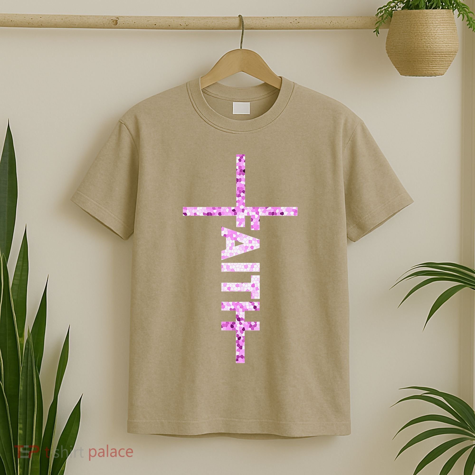 Powered By FAITH Saved By JESUS - Christian T-Shirt