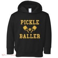 Pickle Baller Funny Sport Lover Toddler Hoodie thumb 0