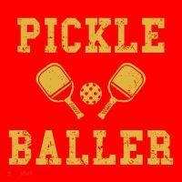 Pickle Baller Funny Sport Lover Santa Hat thumb 1