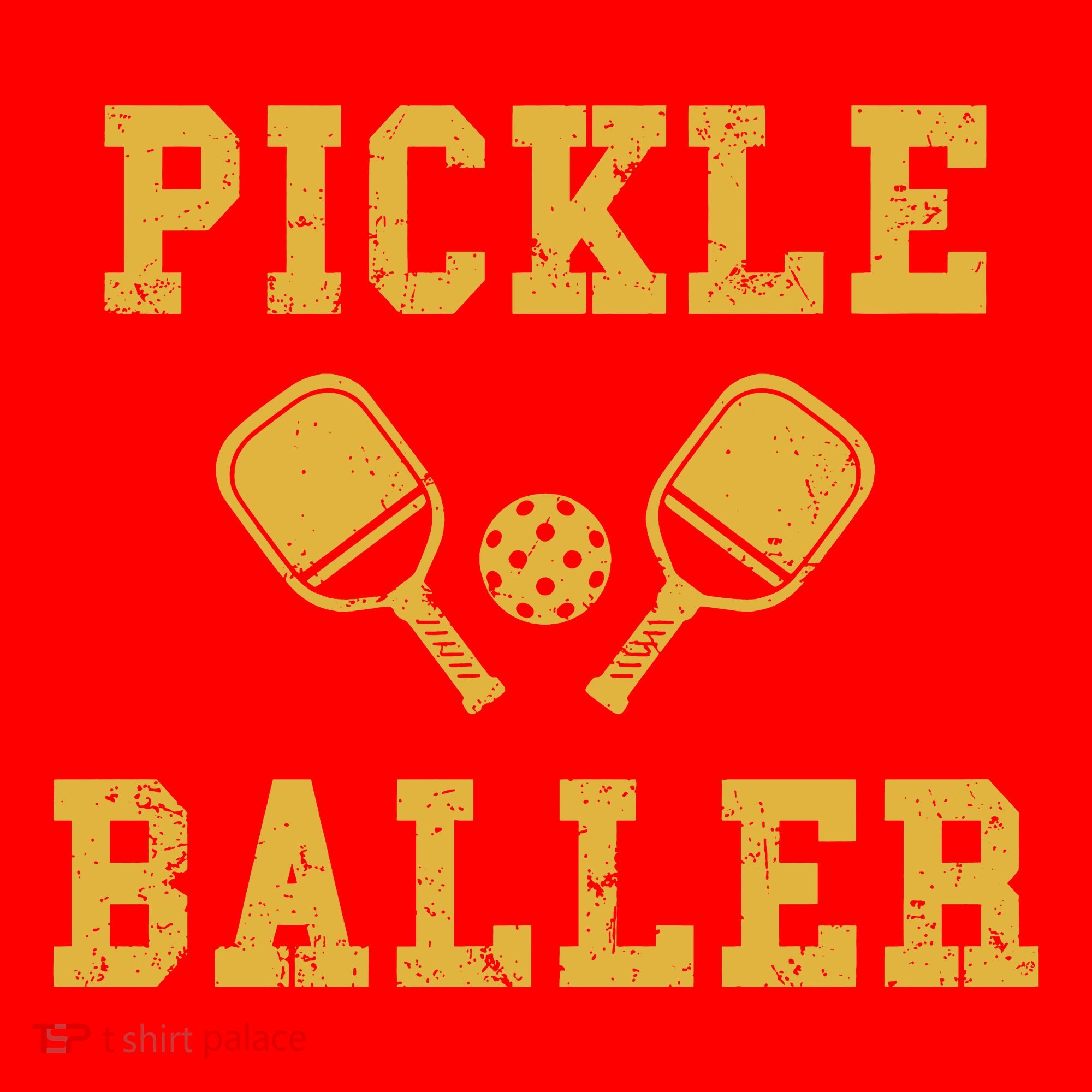 Pickle Baller Funny Sport Lover Santa Hat