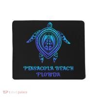 Pensacola Beach Florida Beach Souvenirs Sea Turtle Tribal Mousepad thumb 0
