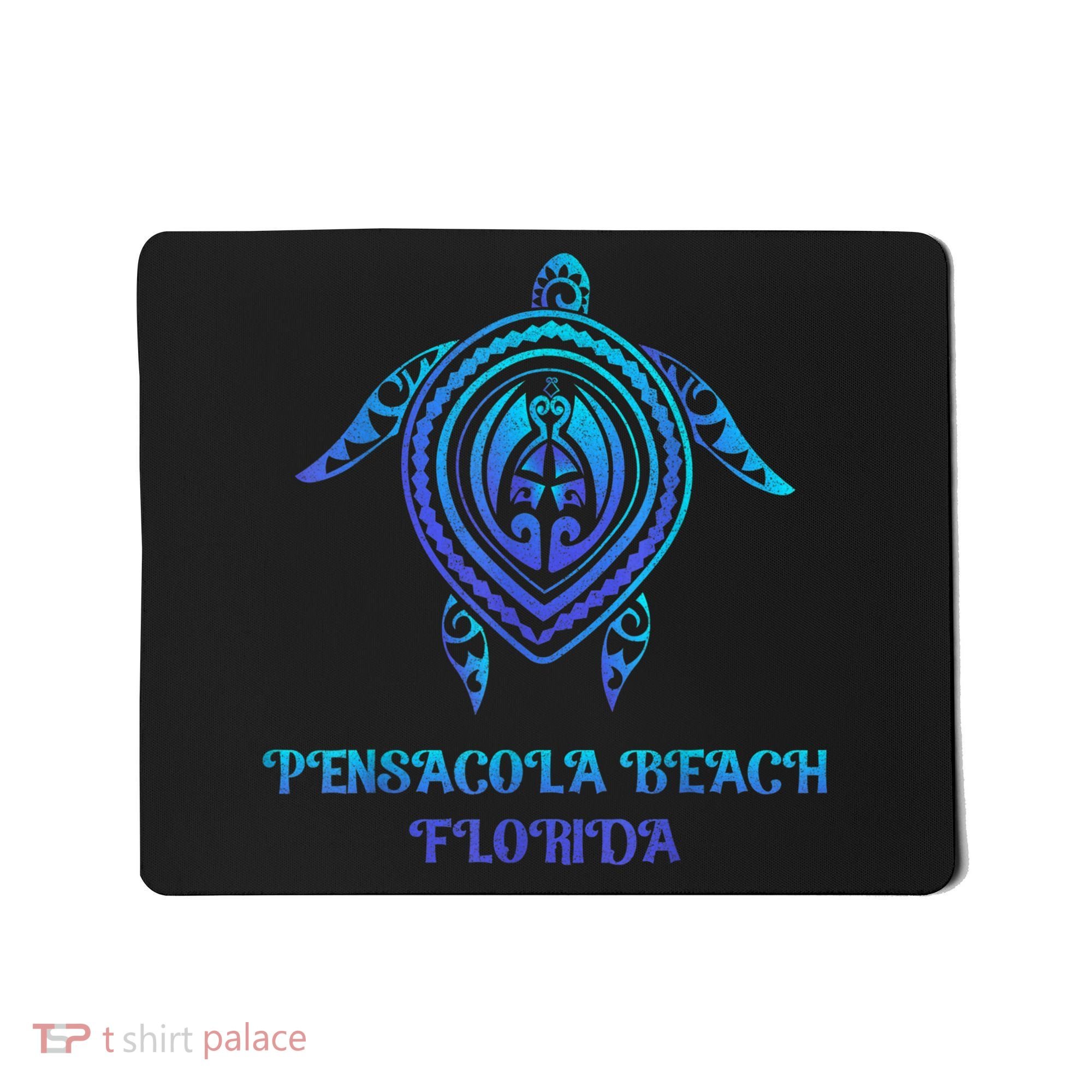 Pensacola Beach Florida Beach Souvenirs Sea Turtle Tribal Mousepad