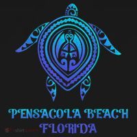 Pensacola Beach Florida Beach Souvenirs Sea Turtle Tribal Ornament thumb 1