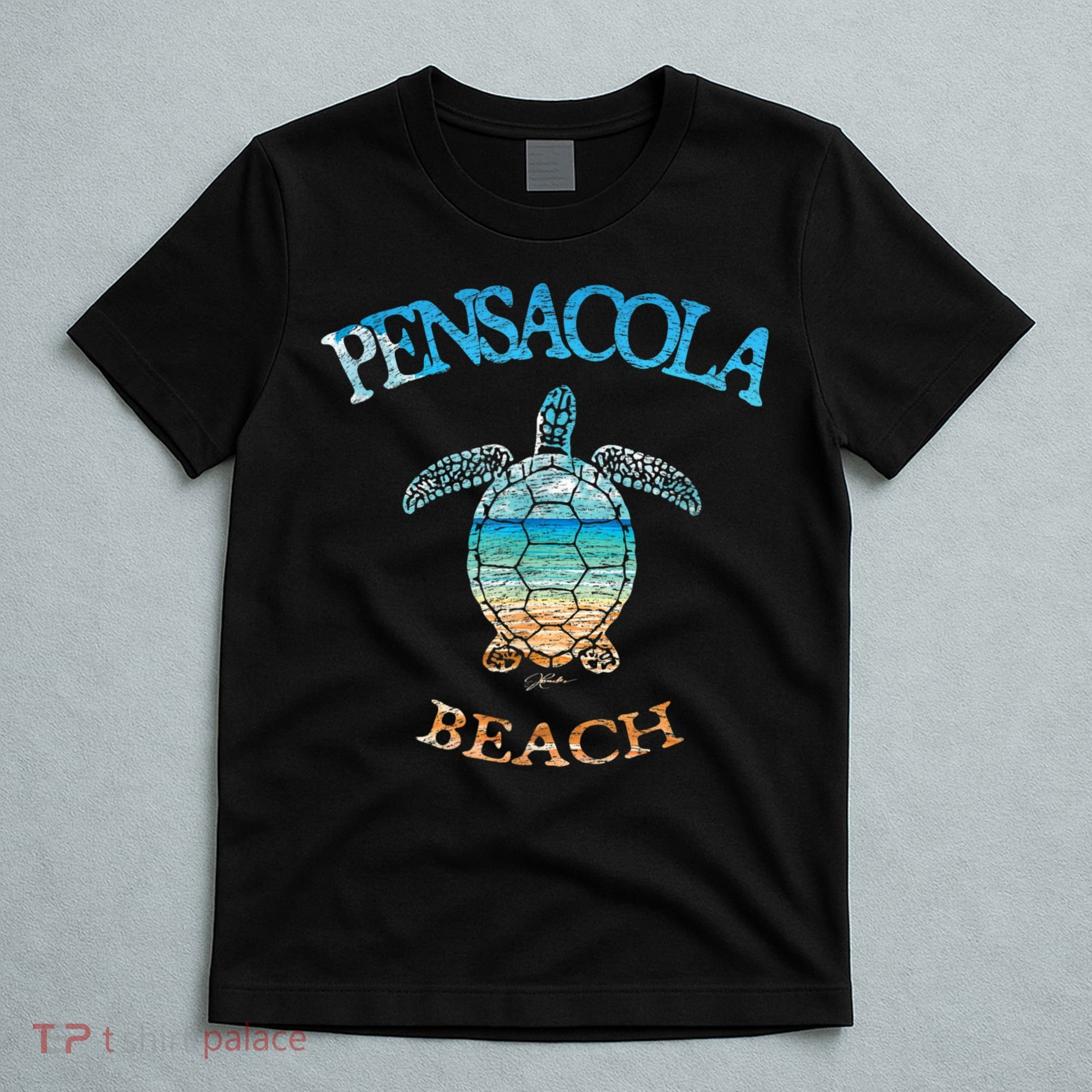 Pensacola Beach, FL, Sea Turtle T-Shirt