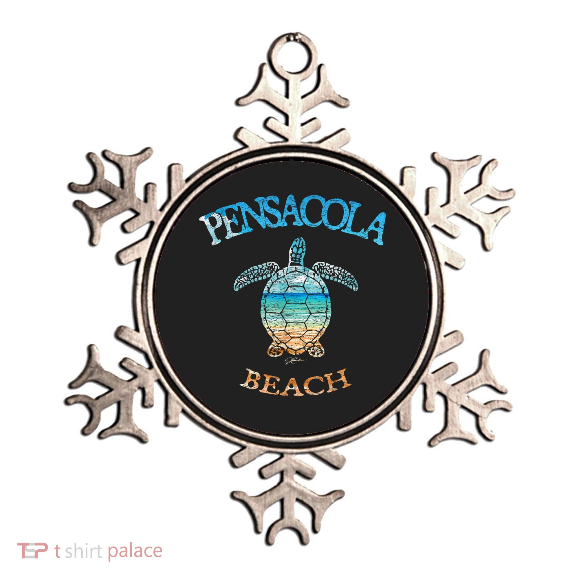 Pensacola Beach, FL, Sea Turtle Ornament