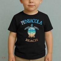 Pensacola Beach, FL, Sea Turtle Toddler T-Shirt thumb 2