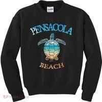 Pensacola Beach, FL, Sea Turtle Kids Sweatshirt thumb 0