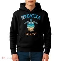Pensacola Beach, FL, Sea Turtle Kids Hoodie thumb 4