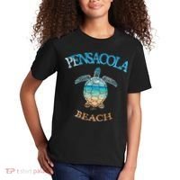 Pensacola Beach, FL, Sea Turtle Kids T-Shirt thumb 2