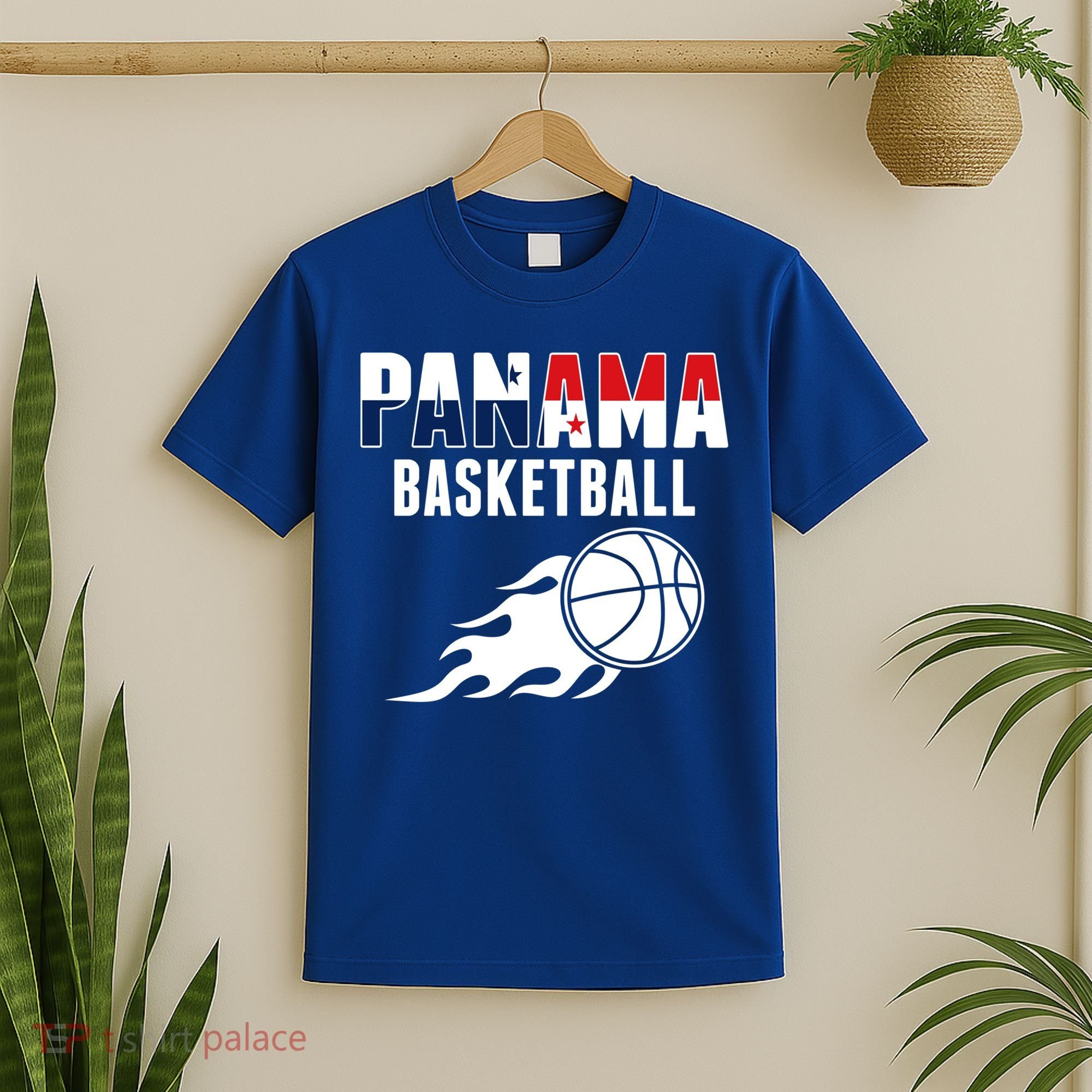 Panama Basketball Fans Jersey Gift Panaian Flag Sport Lovers Gift T-Shirt