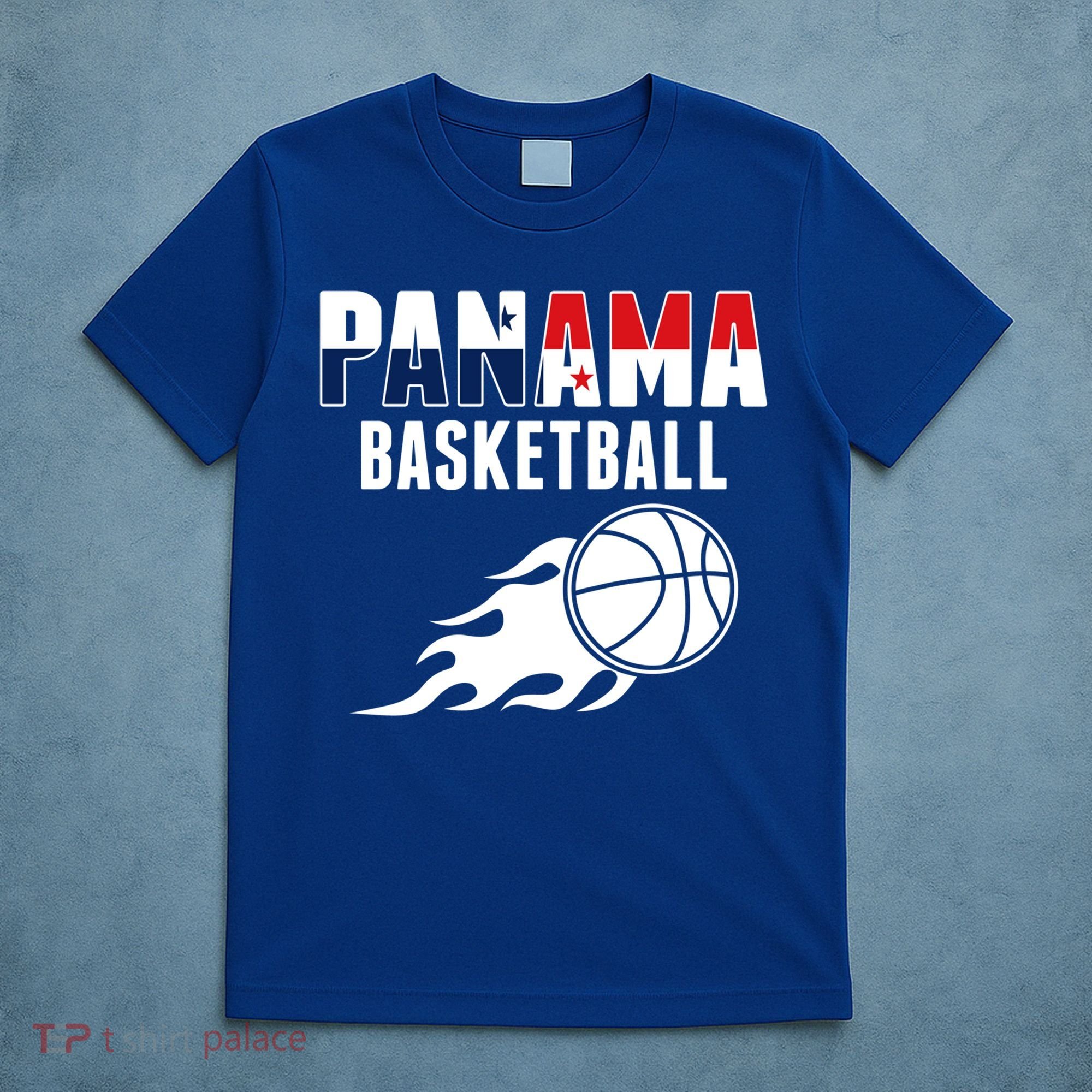 Panama Basketball Fans Jersey Gift Panaian Flag Sport Lovers Gift T-Shirt